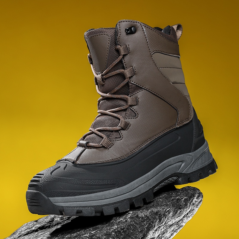 Waterproof Winter Boot - Men's Non-Slip Warm Hiking Shoes Winter