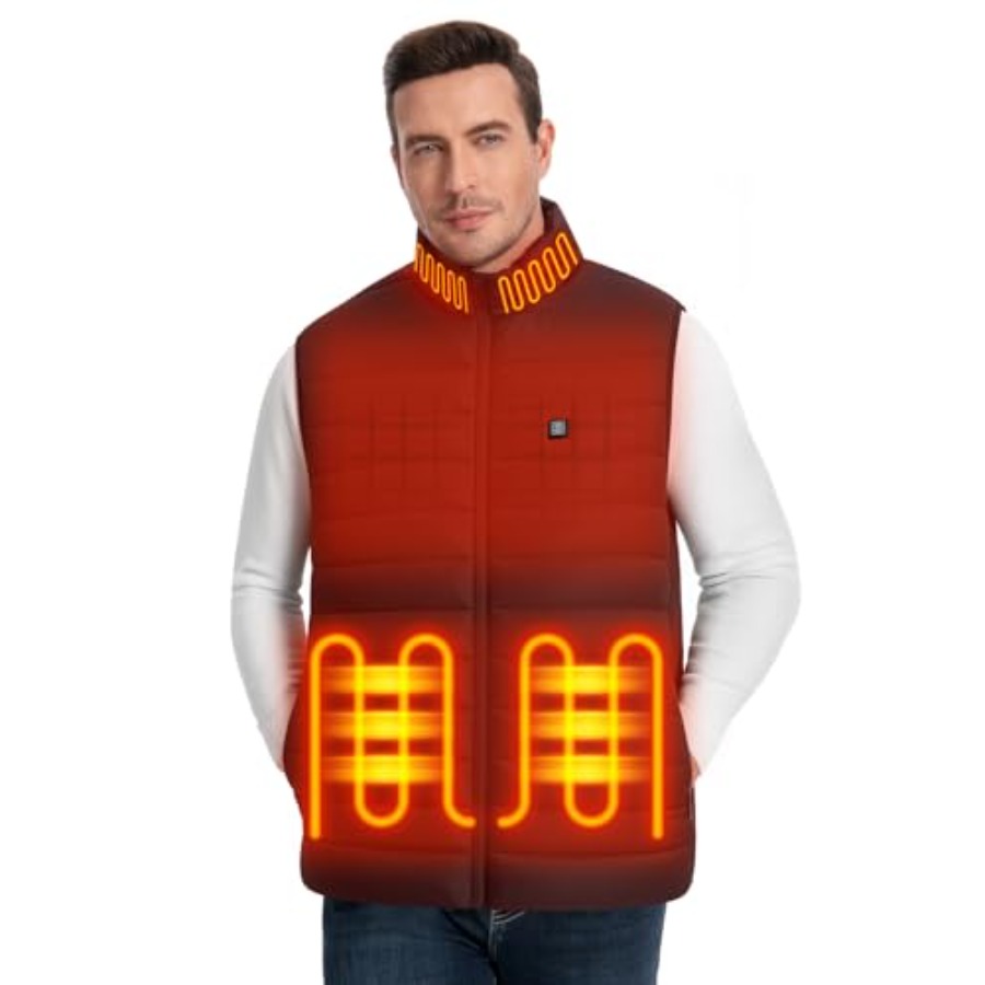 Heated Vest Battery - Men's Lightweight Heated Vest 3 Heating