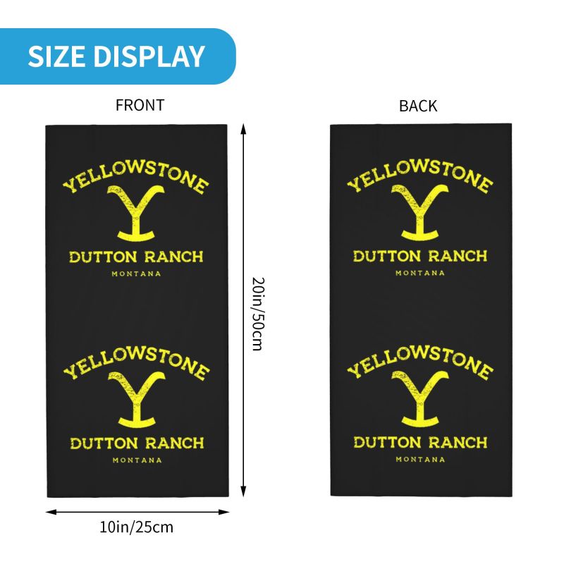 Yellowstone Dutton Ranch Print - Neck Gaiter Fleece review and price