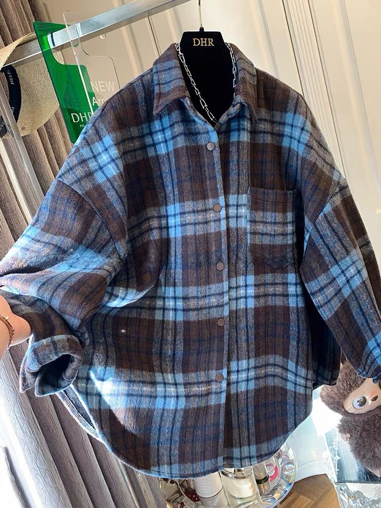 plus Size Women's Plaid Flanne - Flannel Shirt Lined review and price