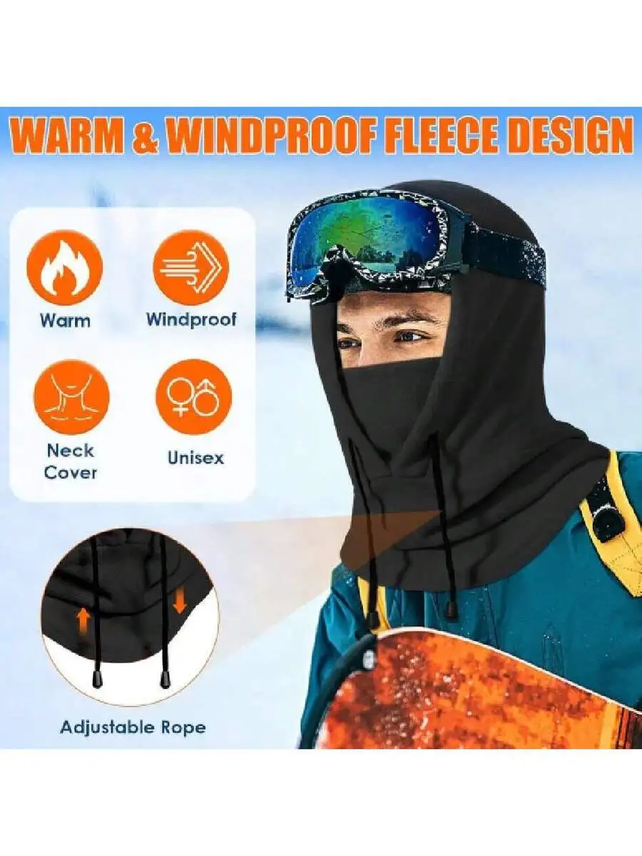 Warm Windproof Fleece Balaclav - Balaclava Ski Mask review and price