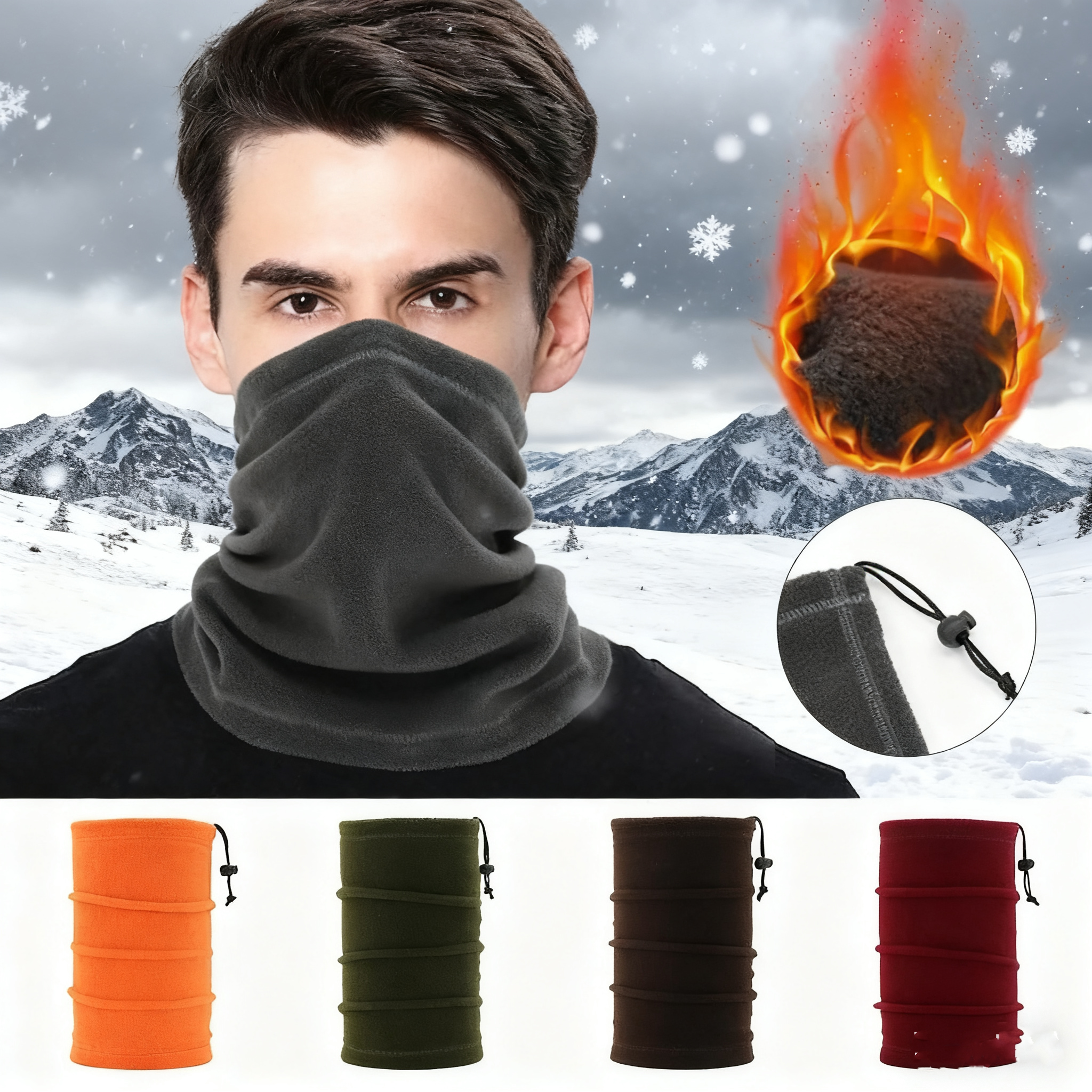 Winter Face Cover Neck Gaiter  - Neck Gaiter Fleece review and price