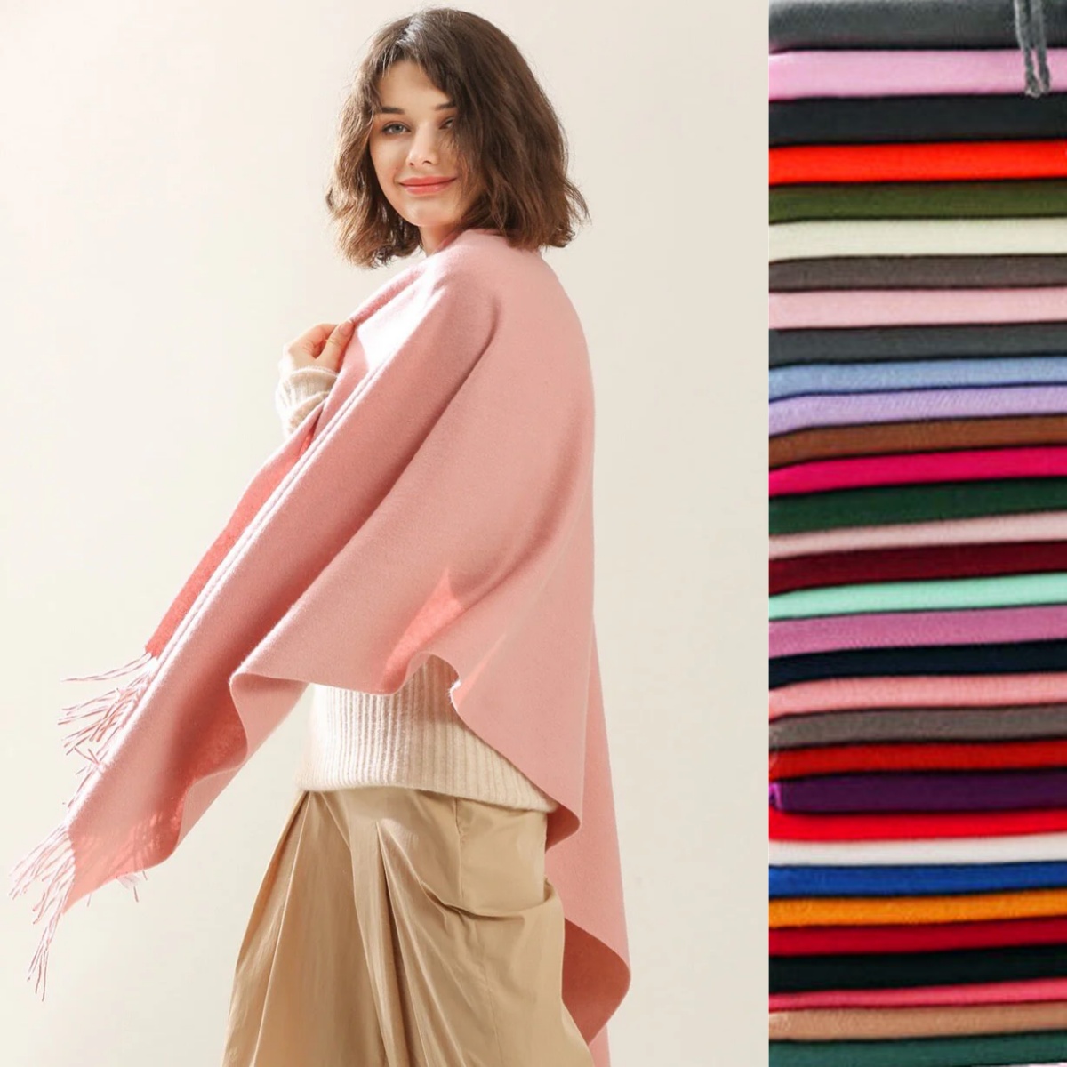 36Color Thin Imitation Cashmer - Cashmere Pashmina Wrap review and price