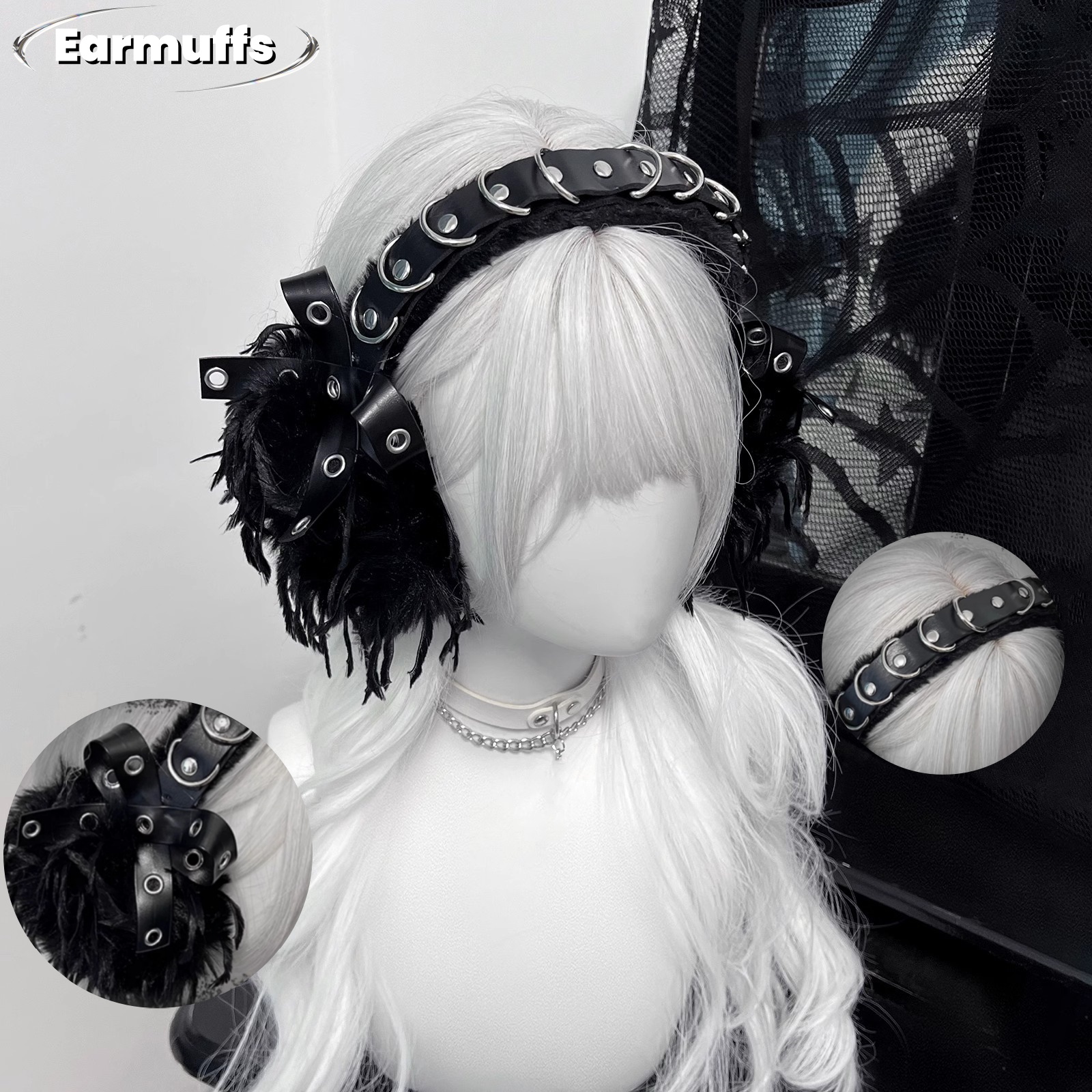 Japanese Earmuffs Dark Punk An - Earmuffs Foldable review and price