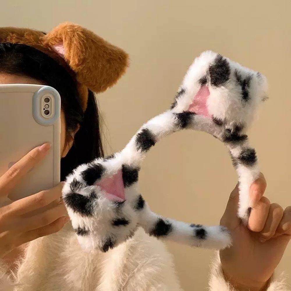 Spotted Dogs Folded Ear Hairba - Winter Headband Fleece review and price