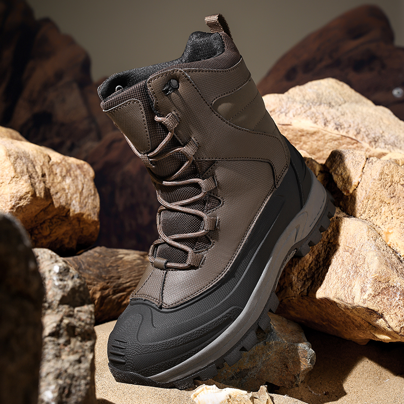Men's Non-Slip Warm Hiking Sho - Waterproof Winter Boot review and price