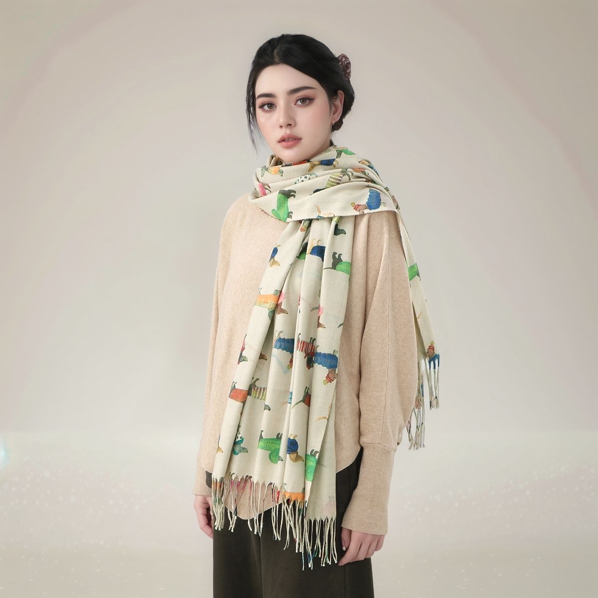 New Cashmere Scarf Shawl Dachs - Cashmere Pashmina Wrap review and price