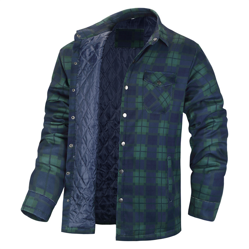 Winter Plaid Shirts For Mens T - Flannel Shirt Lined review and price