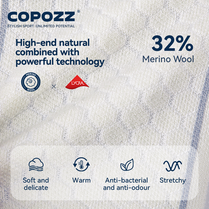 COPOZZ New Winter Ski Socks Me - Thermal Sock Wool review and price
