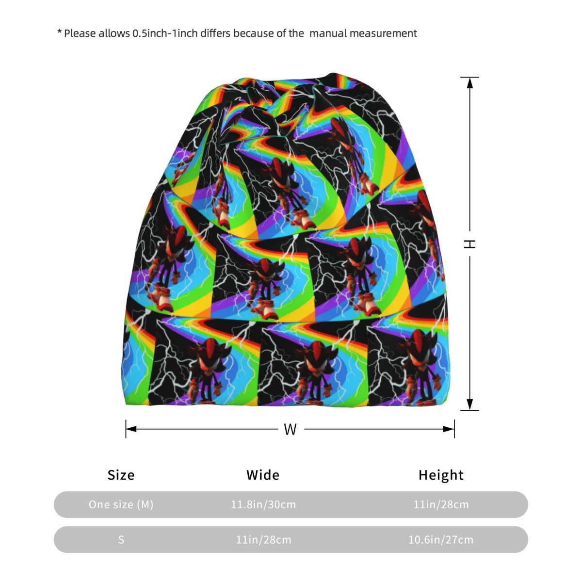 Shadow The Hedgehog Bandana Ne - Knit Beanie Hat Warm review and price
