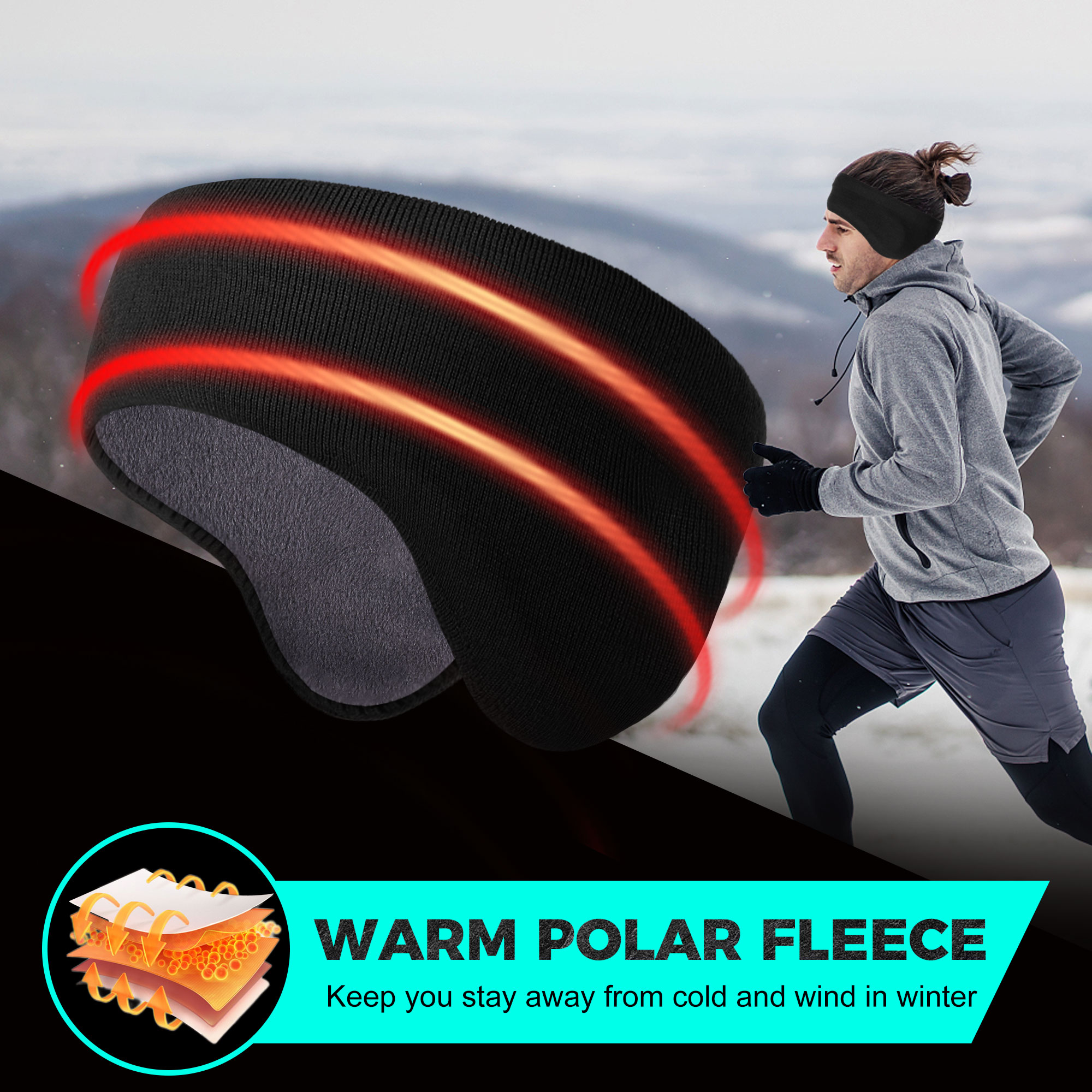 Winter Fleece Bandana Double-l - Winter Headband Fleece review and price
