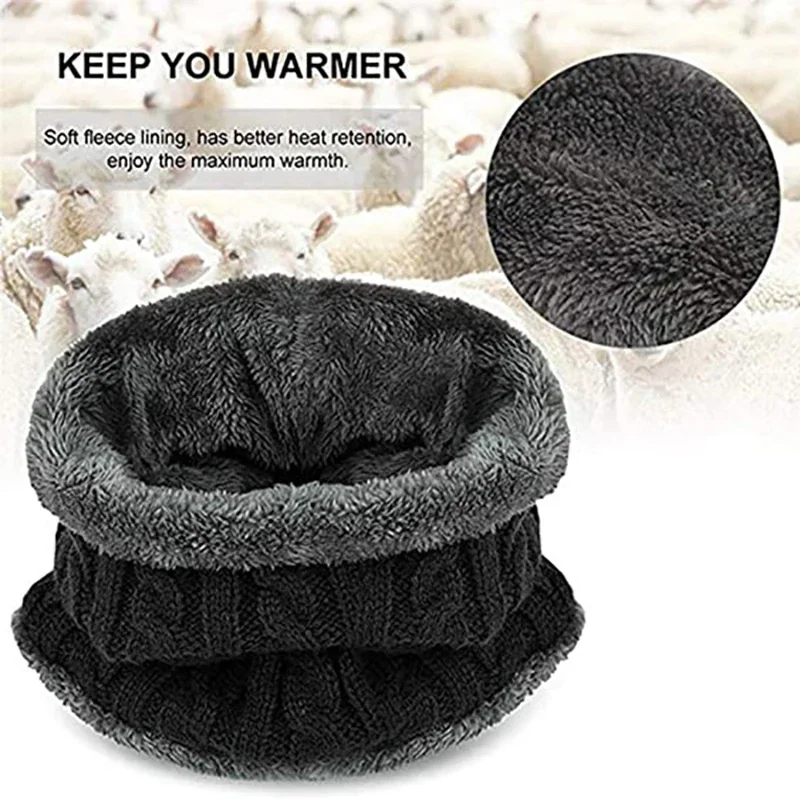 Winter Knit Hat & Scarf Set fo - Wool Scarf Men review and price