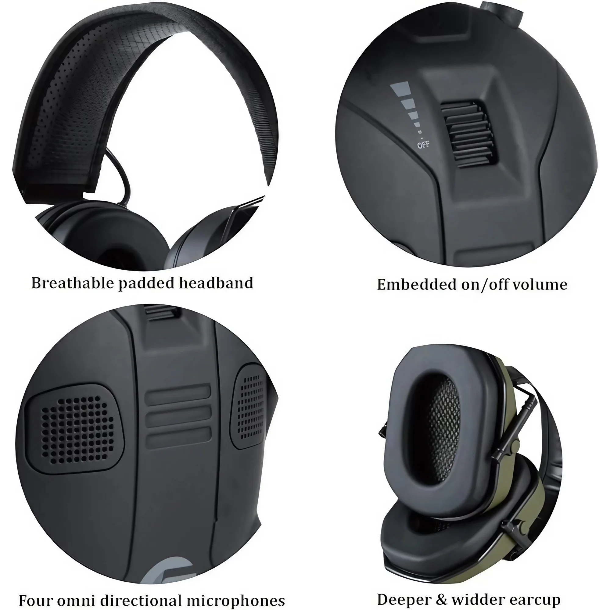 Foldable Tactical Shooting Ear - Earmuffs Foldable review and price