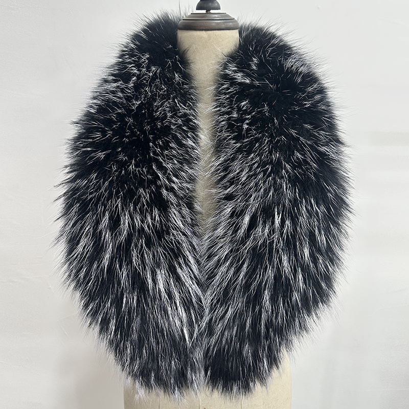 Natural Fur Collar Real raccoo - Shawl Wrap Winter review and price