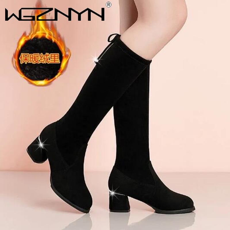 Women Autumn Winter Black Knee - Waterproof Winter Boot review and price