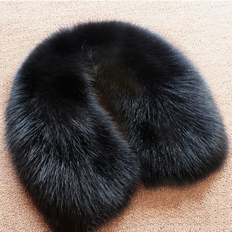 Real wool collar whole fur fox - Wool Scarf Men review and price