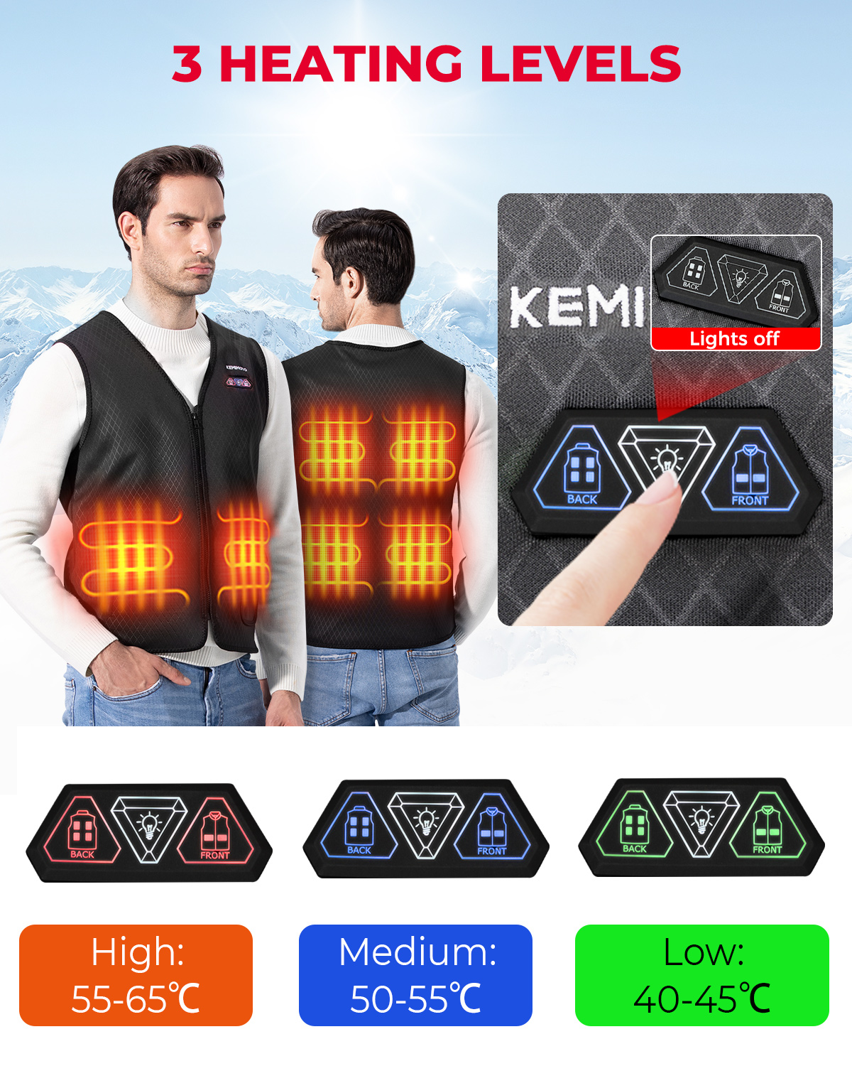 Lightweight Heated Vest USB Po - Heated Vest Battery review and price