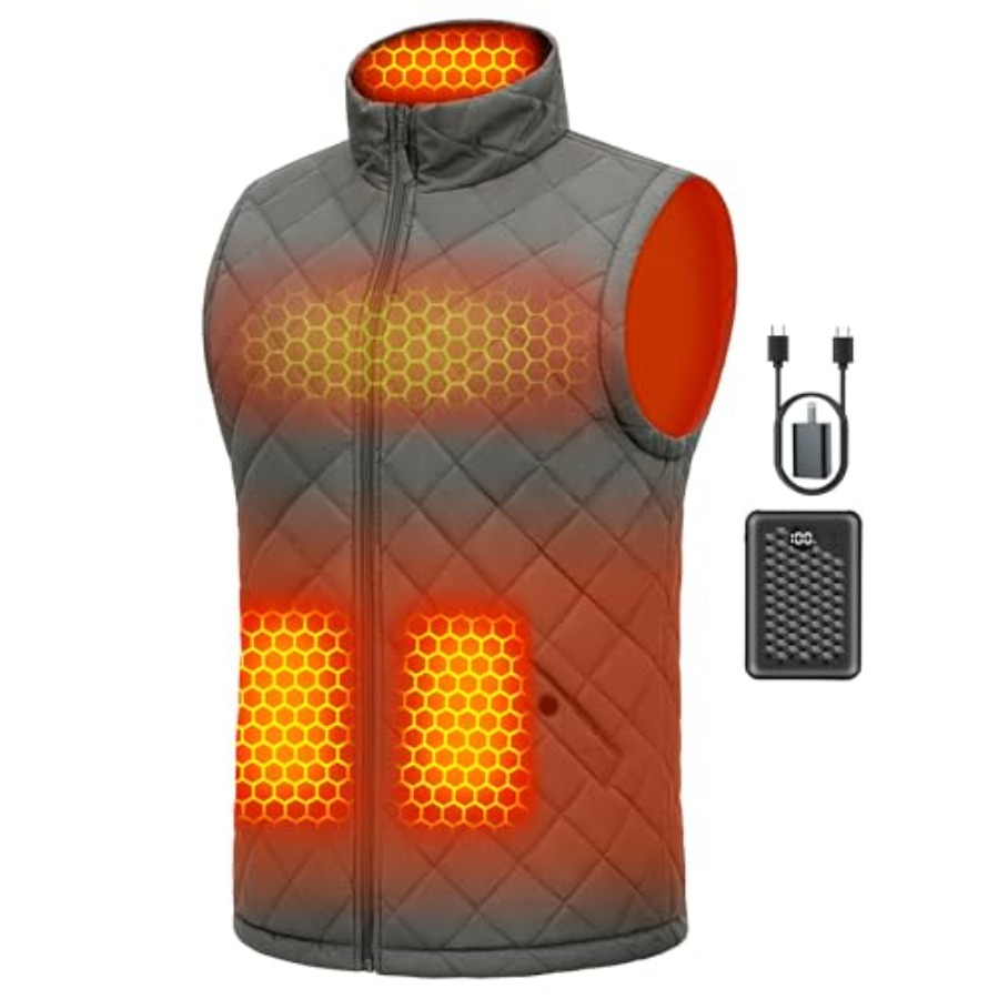 Wulcea Graphene Heated Vest Fo - Heated Vest Battery review and price
