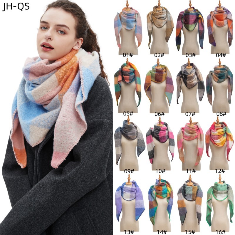 Women's Plaid Scarf Shawl  Sho - Shawl Wrap Winter review and price
