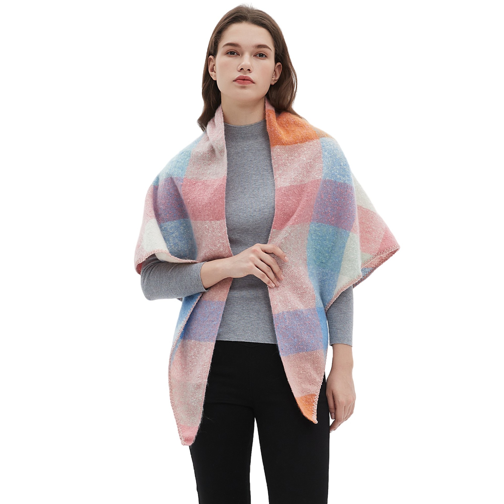 Women's Plaid Scarf Shawl  Sho - Shawl Wrap Winter review and price