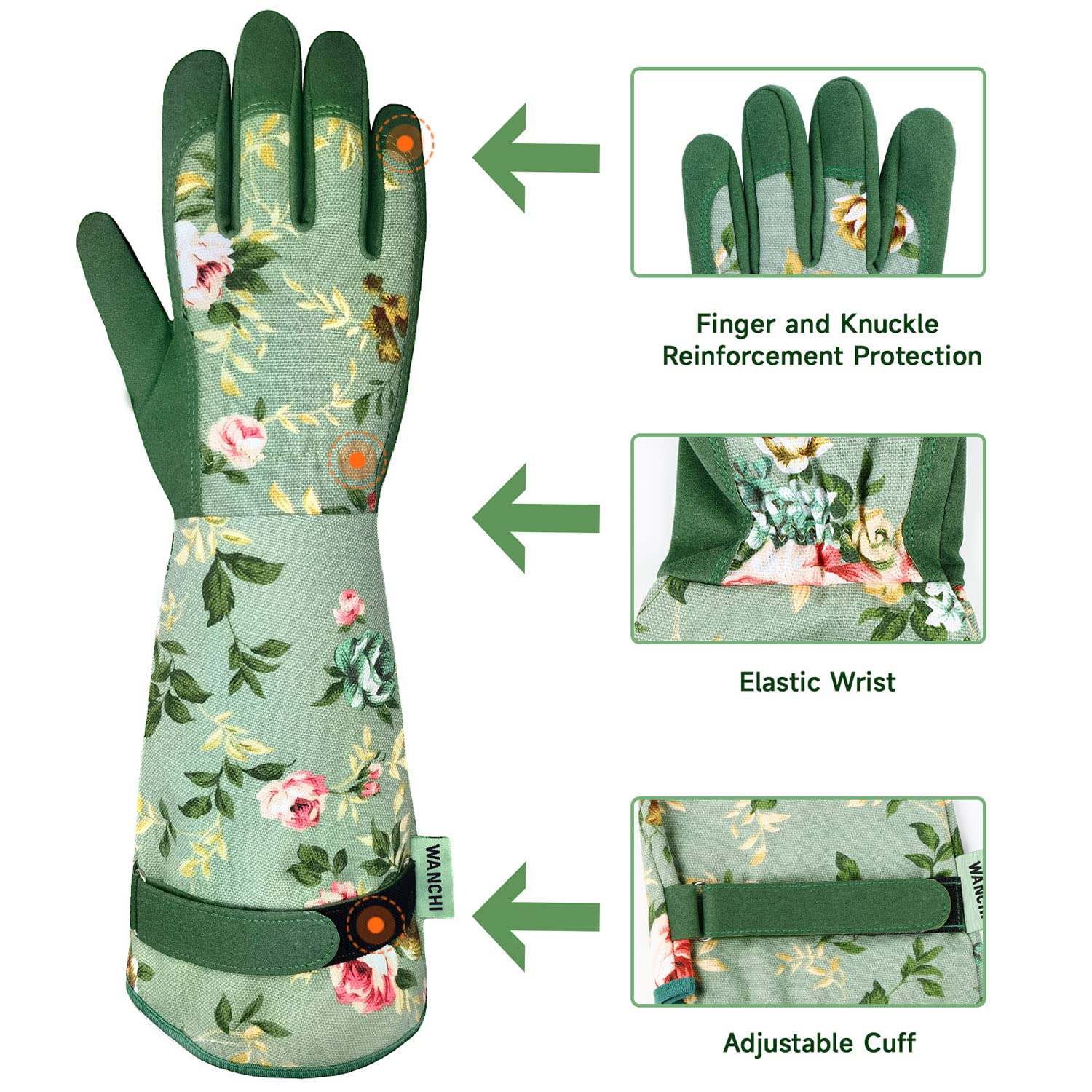 Women's Long Gardening Gloves, - Touch Screen Gloves review and price