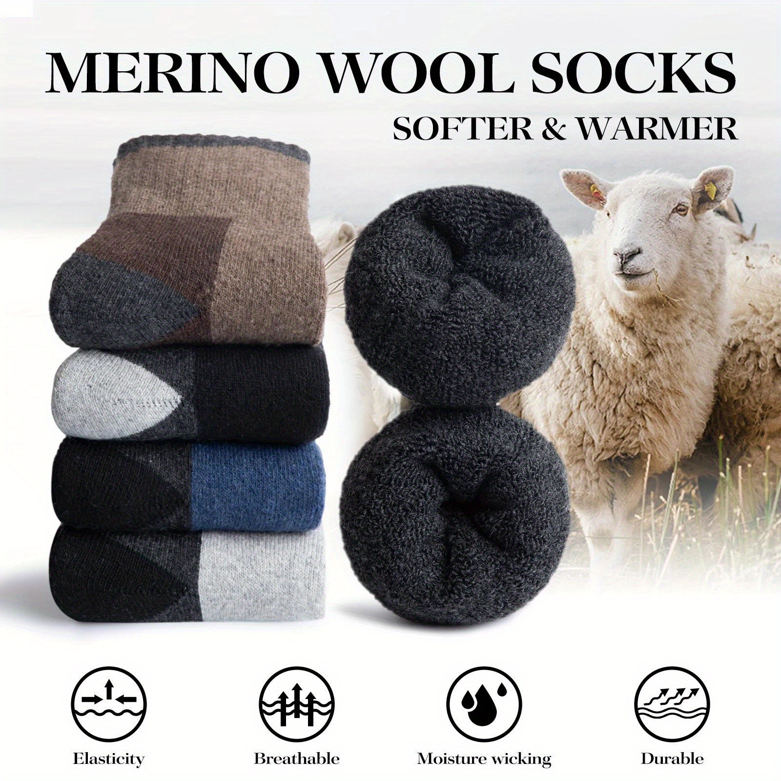 Winter Merino Wool Socks Thick - Thermal Sock Wool review and price