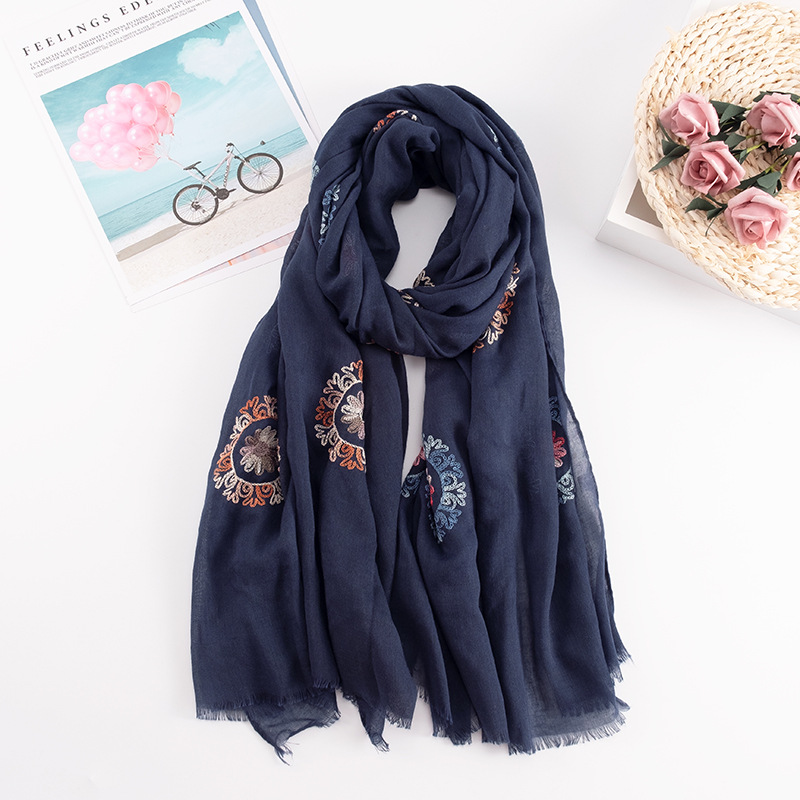Many Colours Ethnic Embroidery - Shawl Wrap Winter review and price