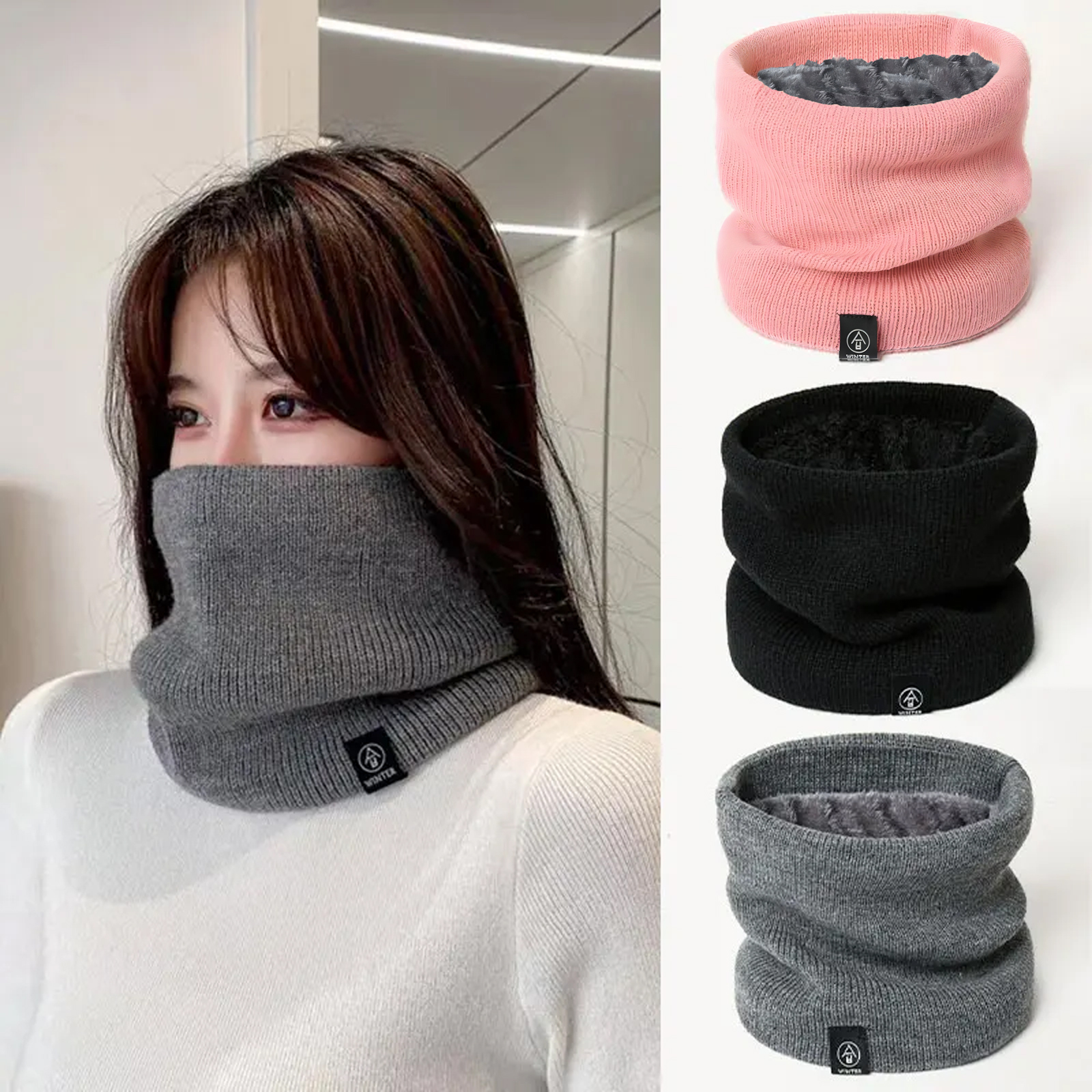 Fashion Women Knitted Scarf So - Wool Scarf Men review and price