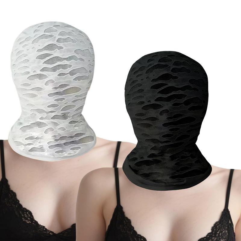 New Punk Distressed Ripped Fac - Balaclava Ski Mask review and price