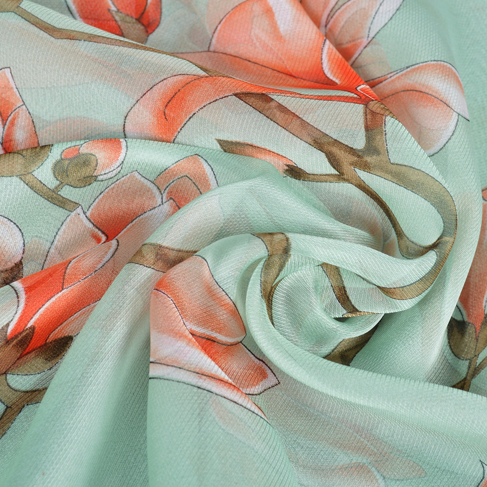 BYSIFA| Light Green Silk Scarf - Shawl Wrap Winter review and price