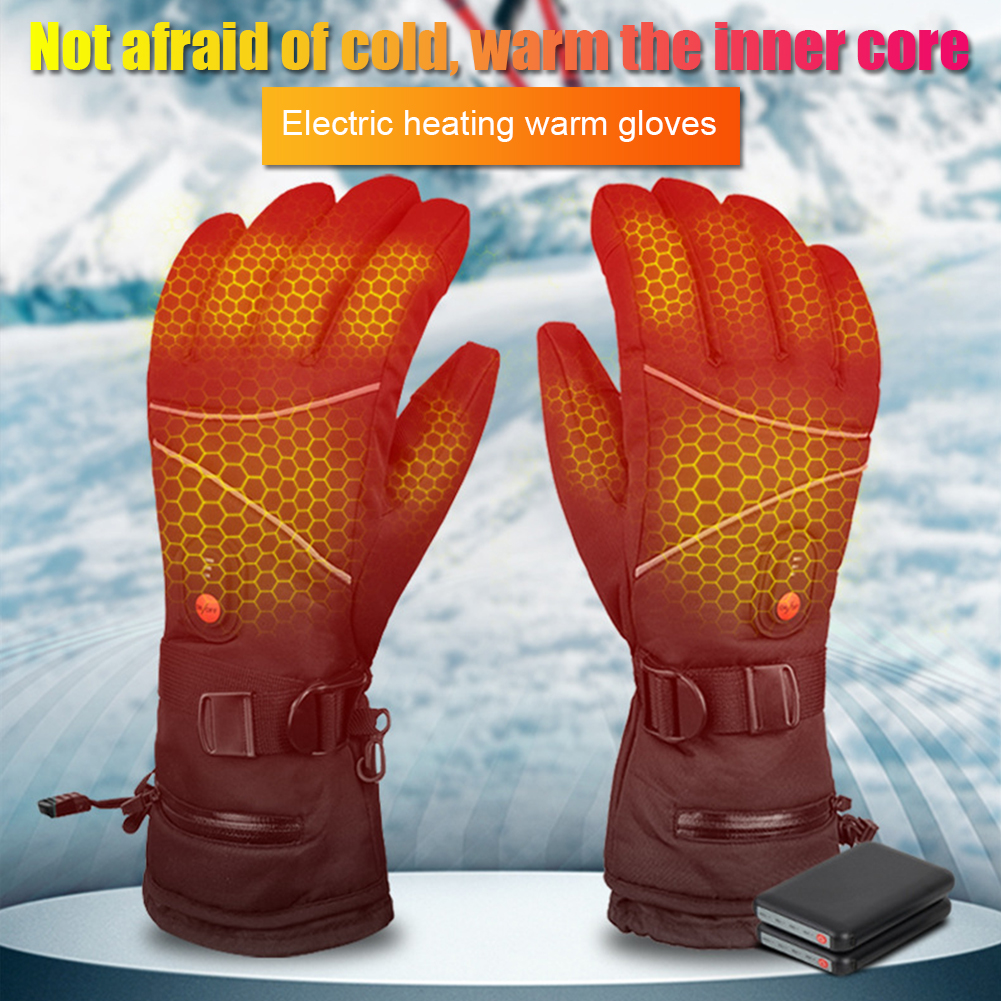 1 Pair Electric Heating Gloves - Touch Screen Gloves review and price