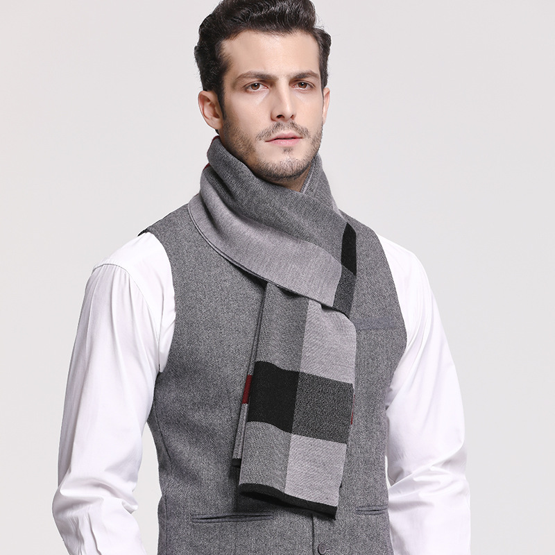RUNMEIFA 2022 Classic Autumn & - Wool Scarf Men review and price