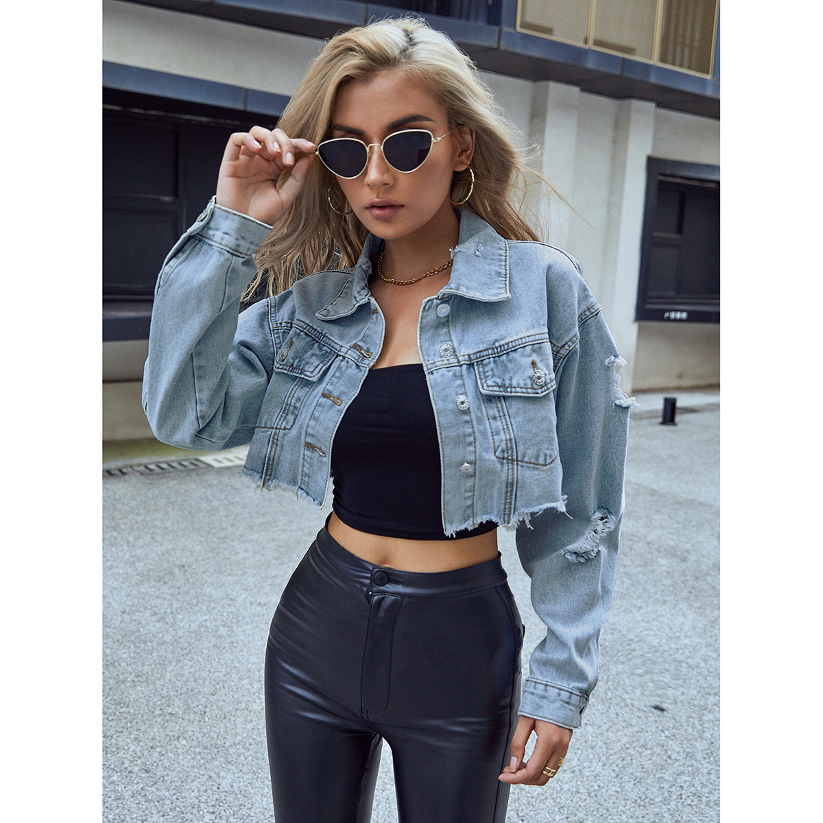 Women Denim Coats Solid Short  - Down Jacket Packable review and price