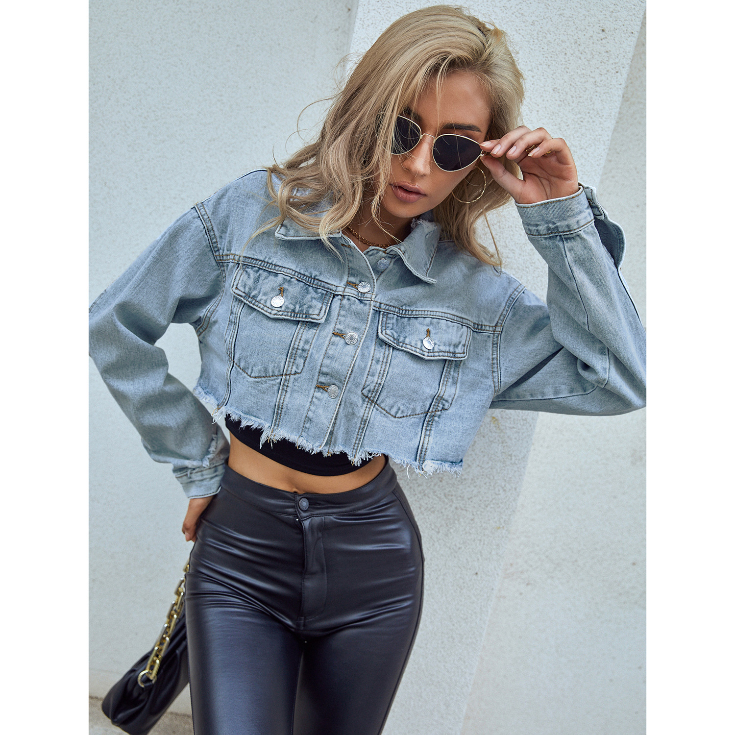Women Denim Coats Solid Short  - Down Jacket Packable review and price