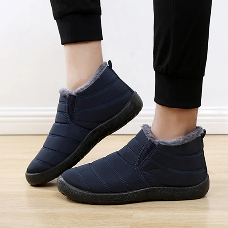Fashion Men's Snow Boots Ankle - Waterproof Winter Boot review and price