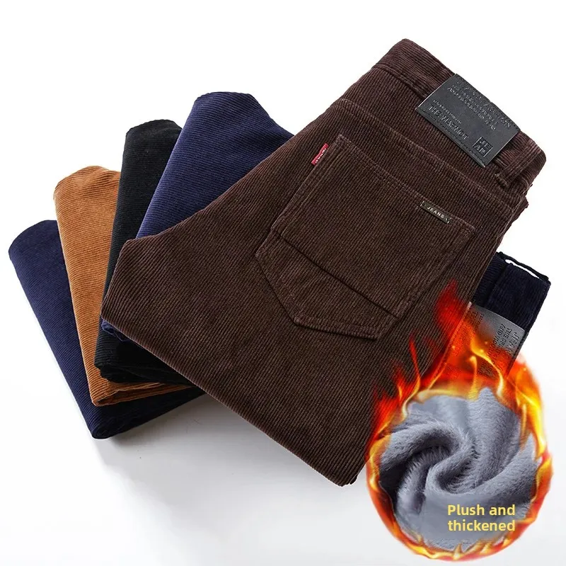 Thickened Fleece Lined Corduro - Corduroy Pant Warm review and price