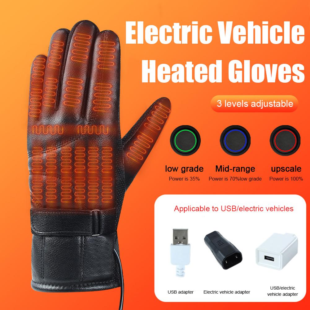 1 Pair USB Heating Gloves Rech - Touch Screen Gloves review and price