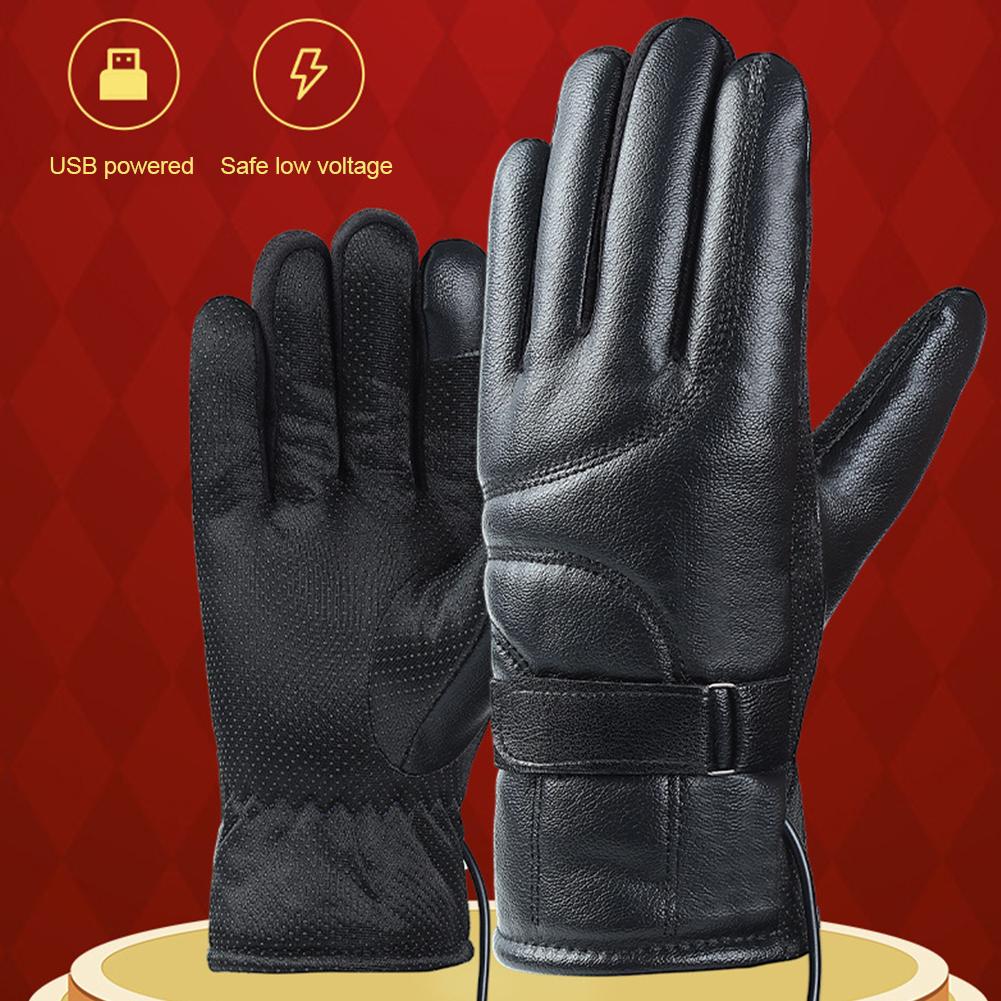 1 Pair USB Heating Gloves Rech - Touch Screen Gloves review and price