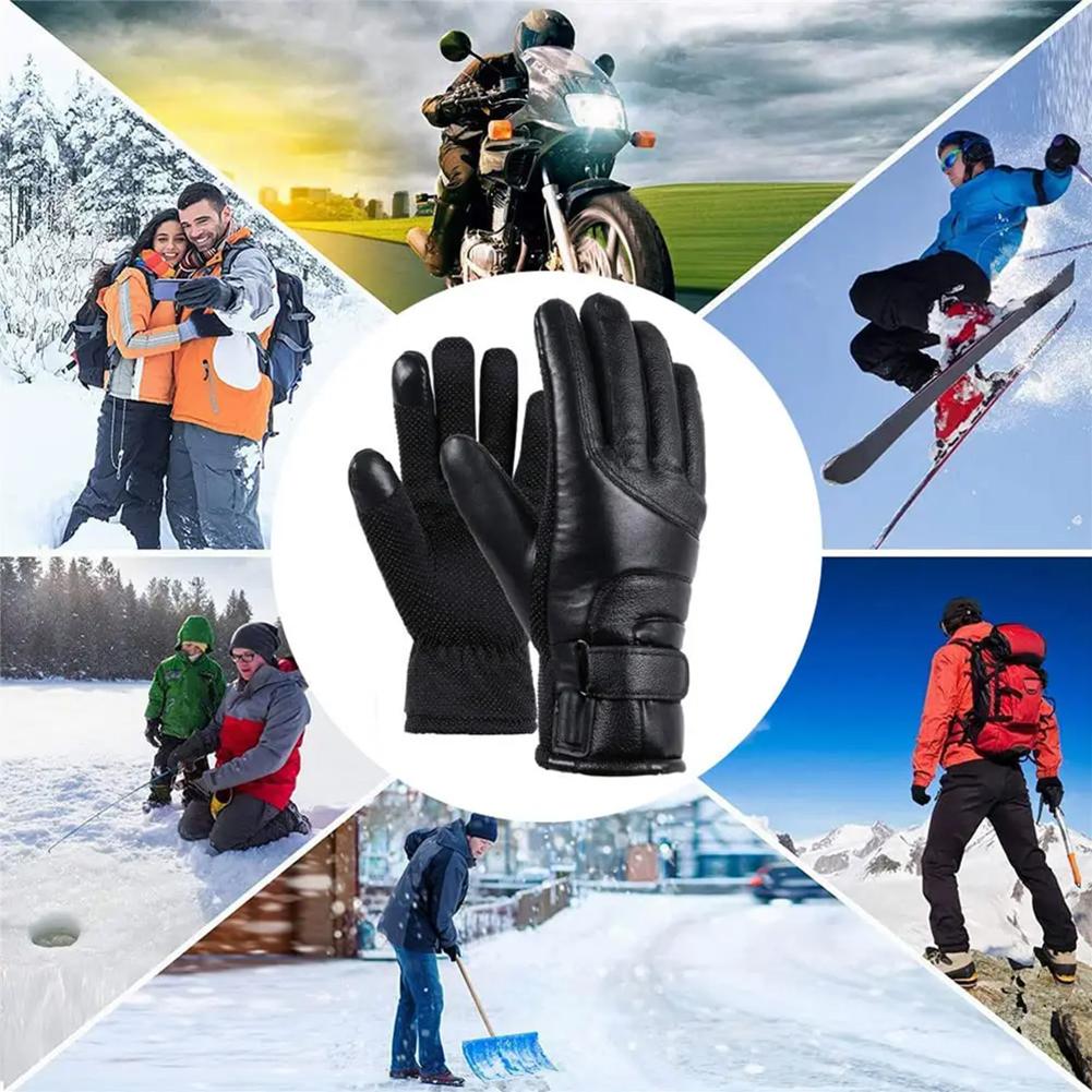 1 Pair USB Heating Gloves Rech - Touch Screen Gloves review and price