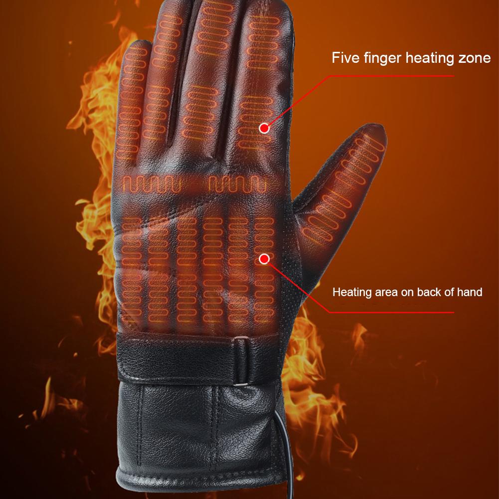 1 Pair USB Heating Gloves Rech - Touch Screen Gloves review and price