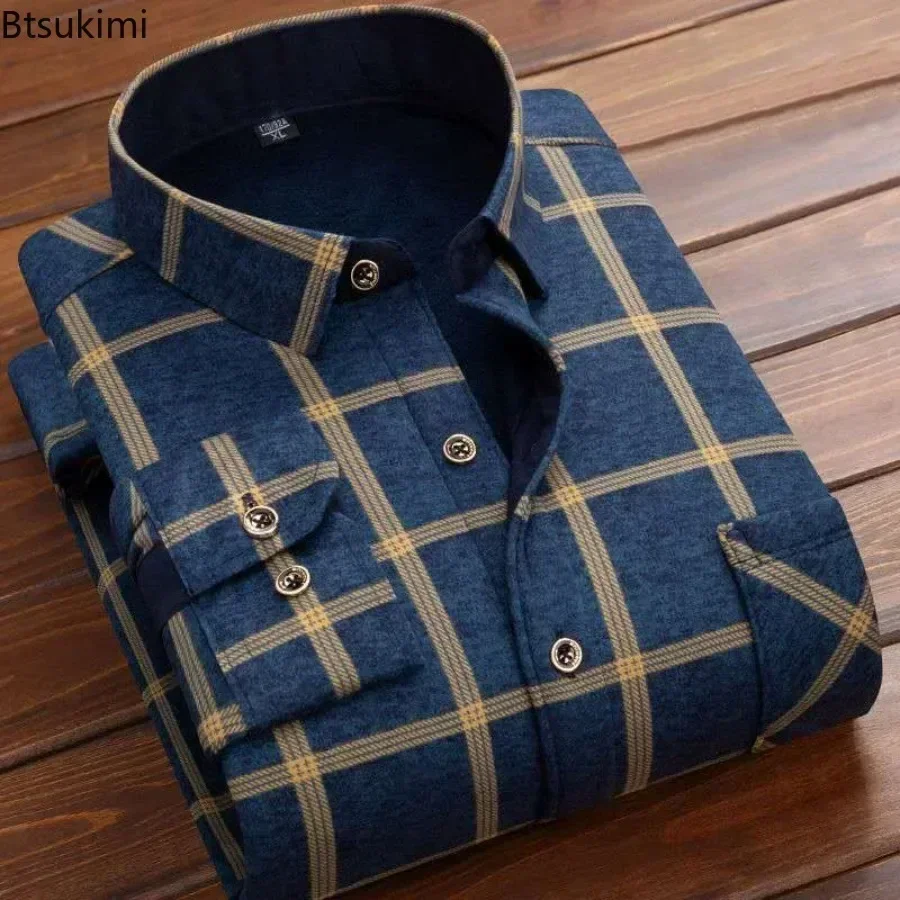 2024 Men's Winter Warm Long Sl - Flannel Shirt Lined review and price