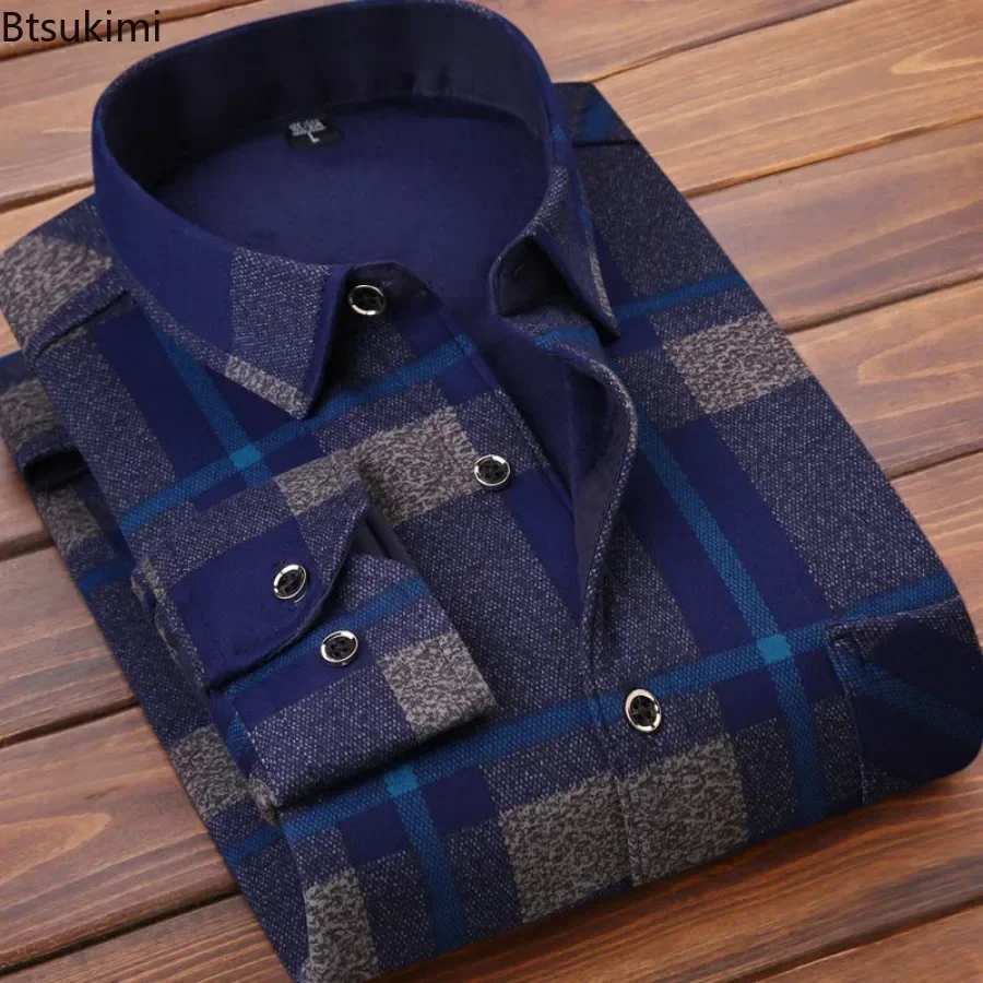 2024 Men's Winter Warm Long Sl - Flannel Shirt Lined review and price