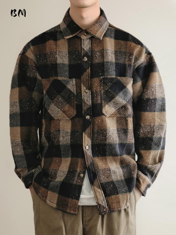 Mens American Vintage Yarn Dye - Flannel Shirt Lined review and price
