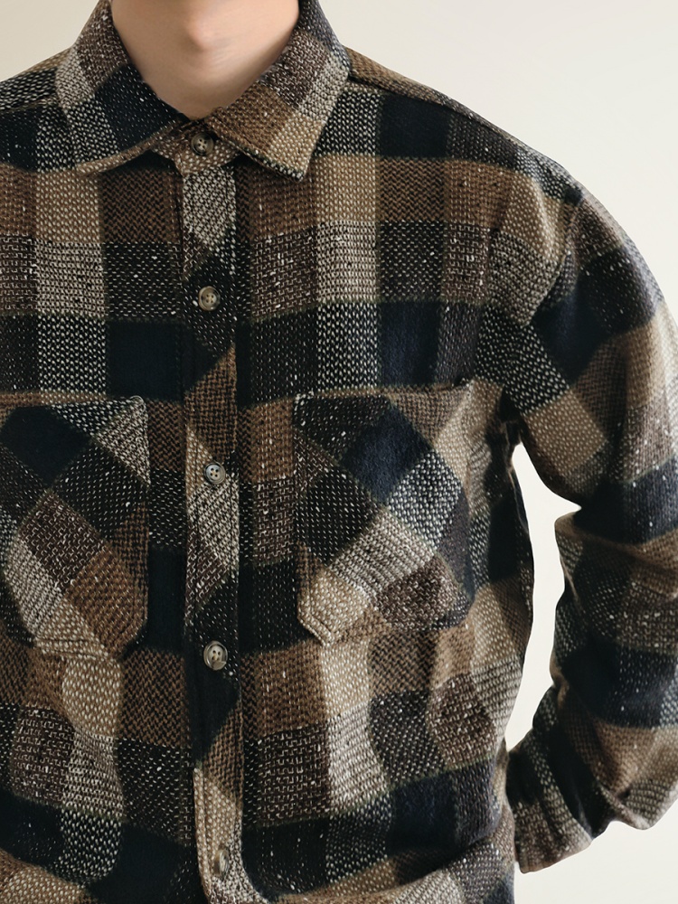 Mens American Vintage Yarn Dye - Flannel Shirt Lined review and price