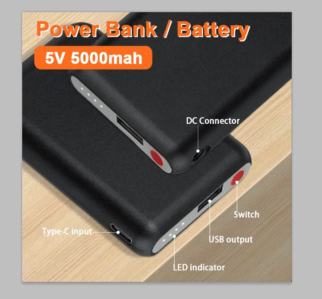 5V 5000mAh Heated Gloves Batte - Heated Vest Battery review and price