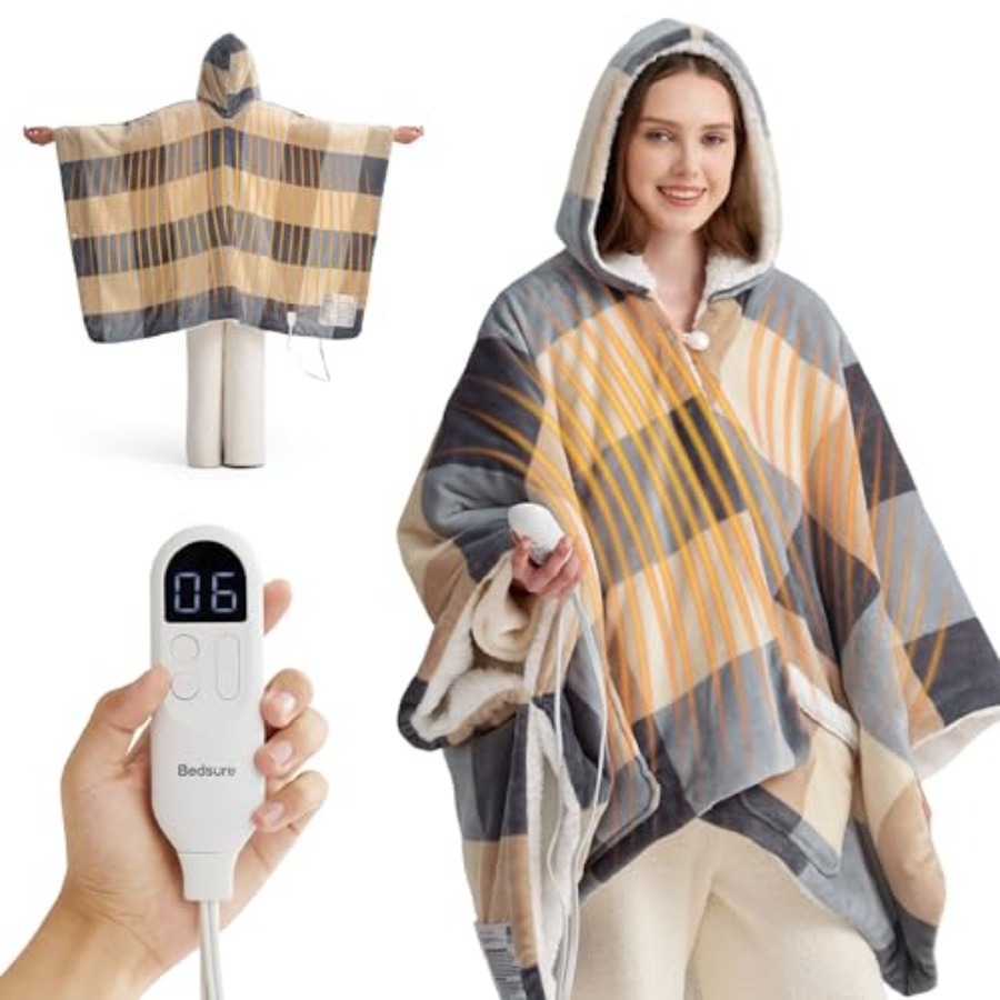 Heated Blanket Wearable Shawl  - Shawl Wrap Winter review and price