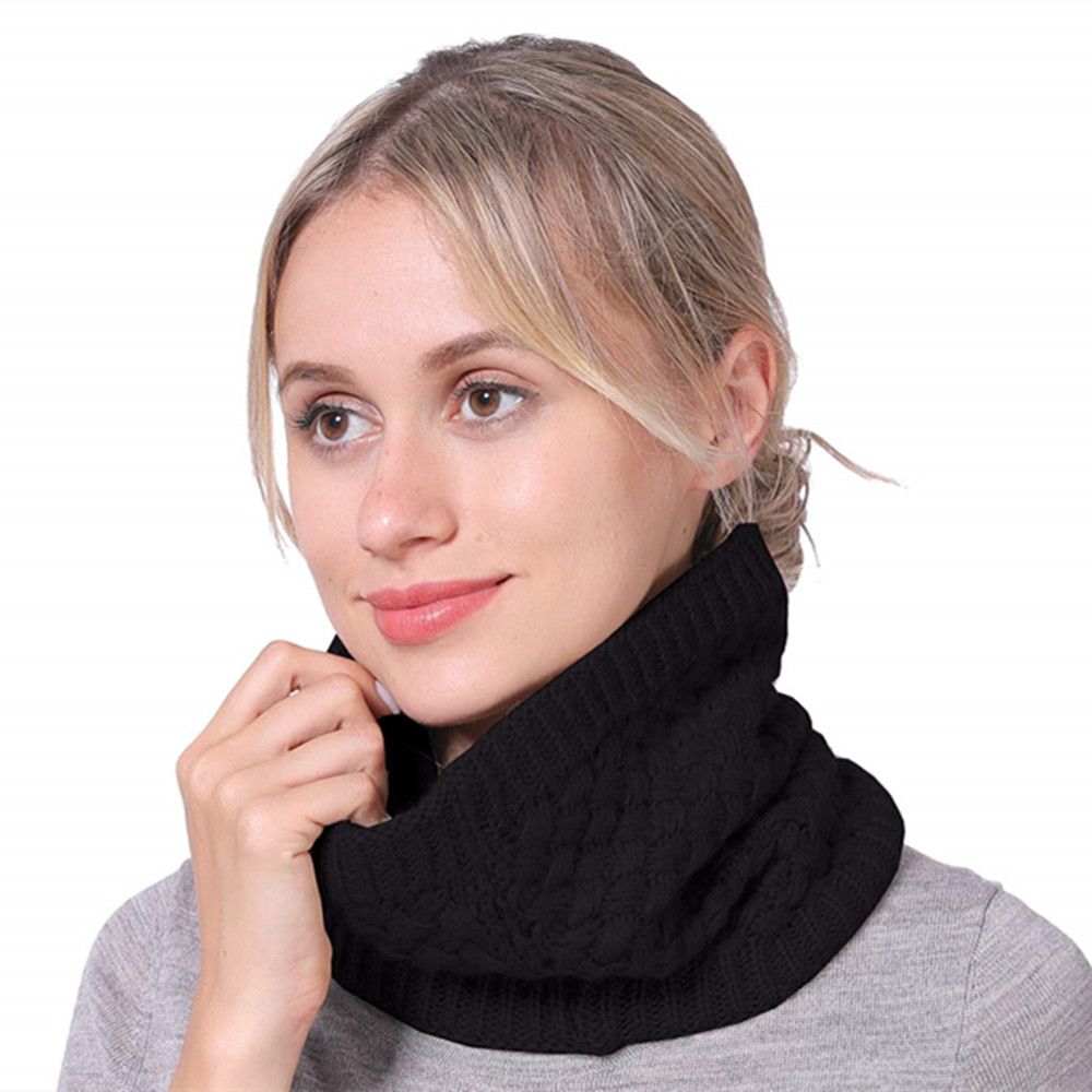 Knitted Scarf Neck Scarves Win - Wool Scarf Men review and price
