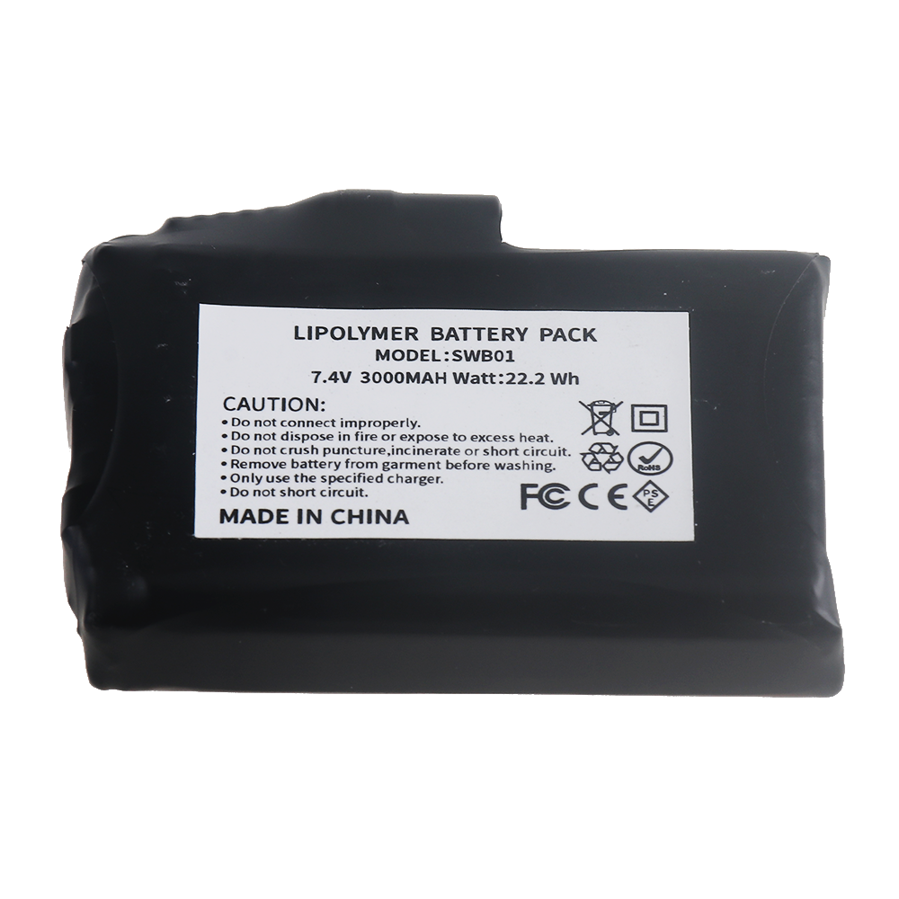 7.4V 3000mah Li-Polymer Batter - Heated Vest Battery review and price