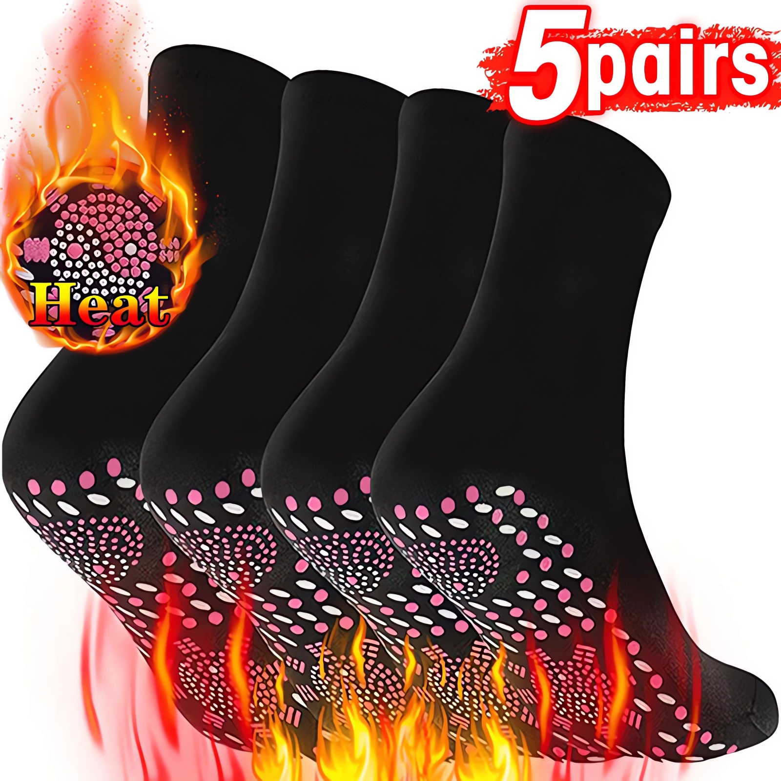 Clearance_1-10pairs Tourmaline - Thermal Sock Wool review and price
