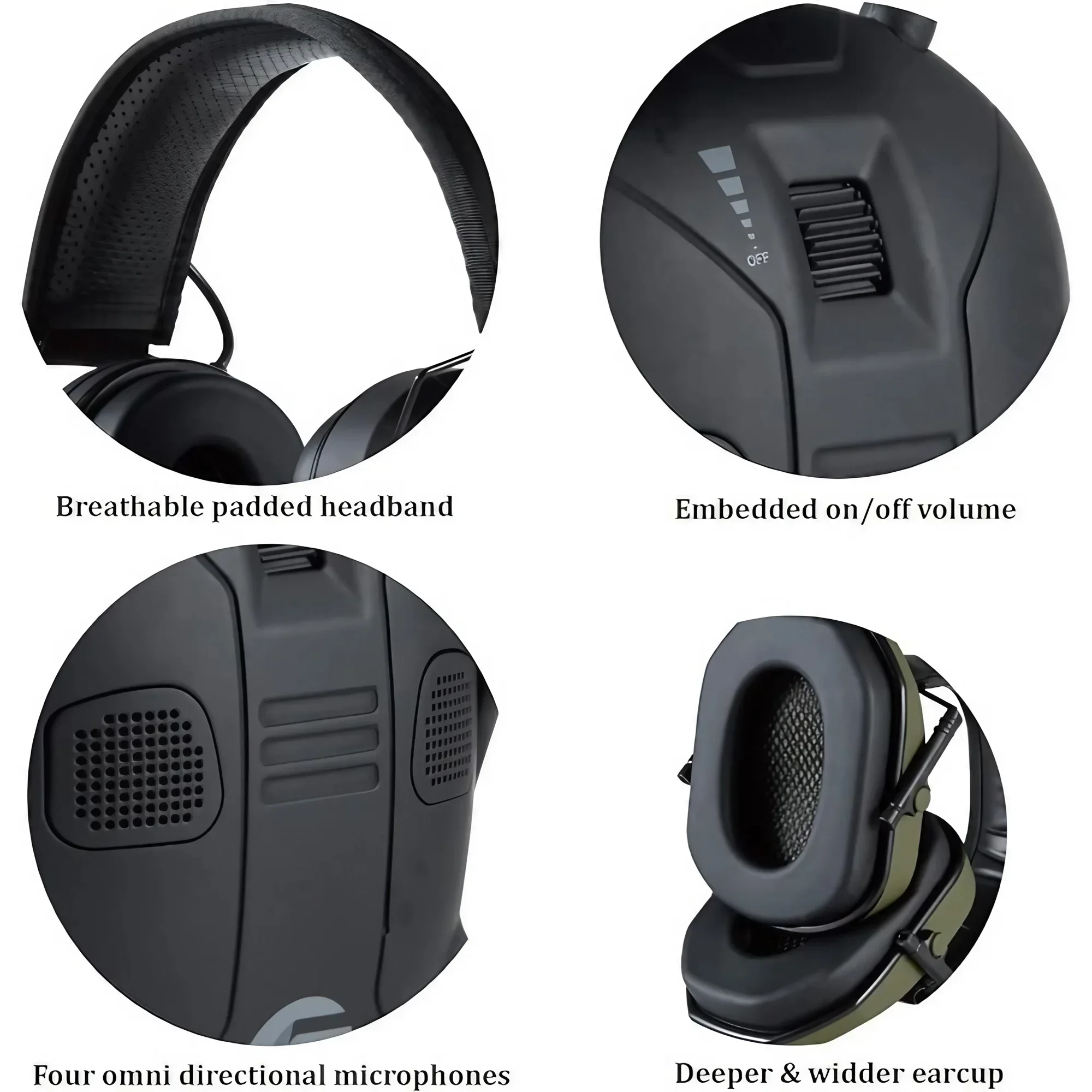Foldable Tactical Hearing Prot - Earmuffs Foldable review and price